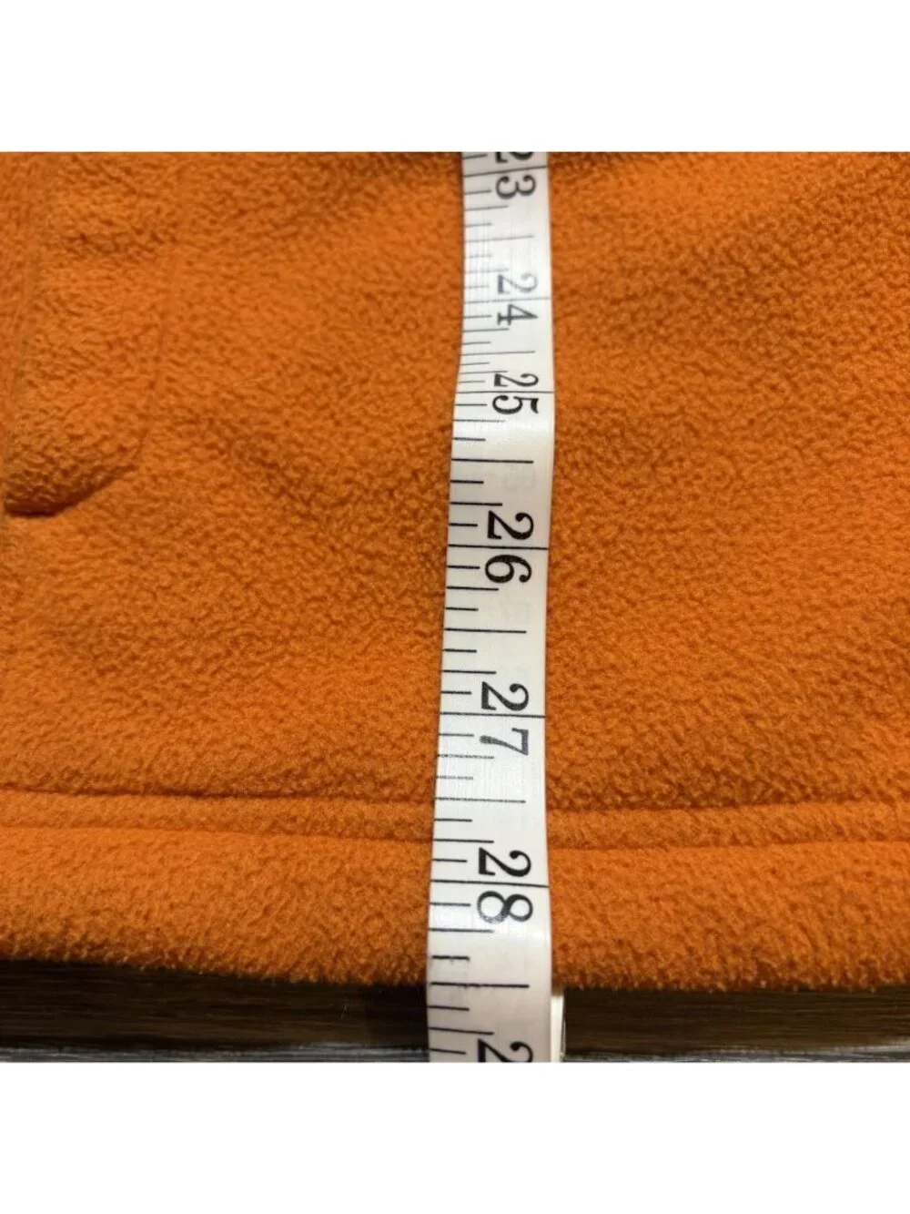 North Face Orange Fleece Jacket Large Full Zip Warm Hiking Outdoor Gorpcore Y2K